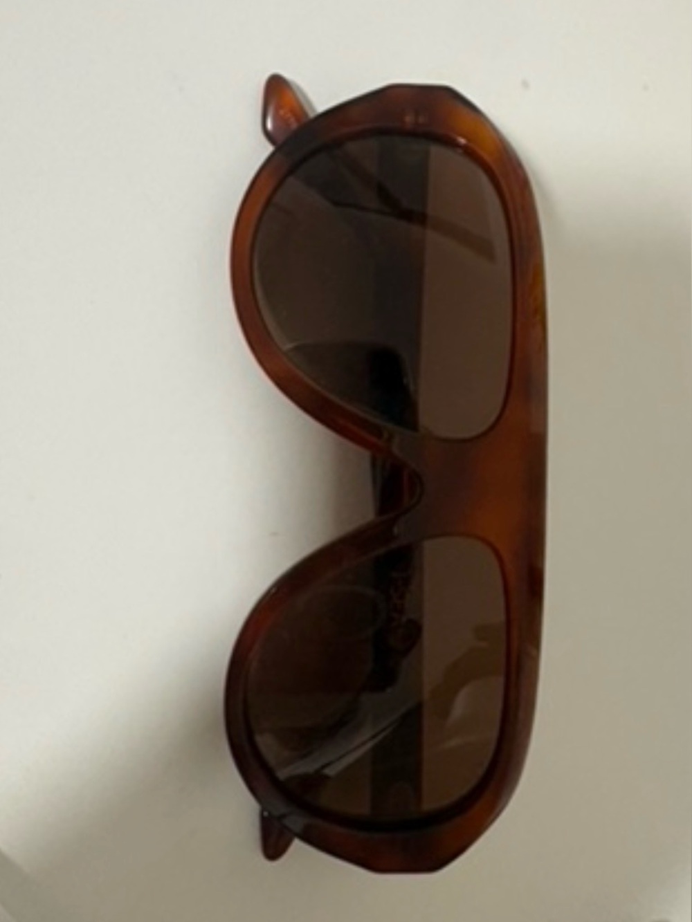 Tortoiseshell Shield Sunglasses - Brown Lenses - Picture 3 of 3